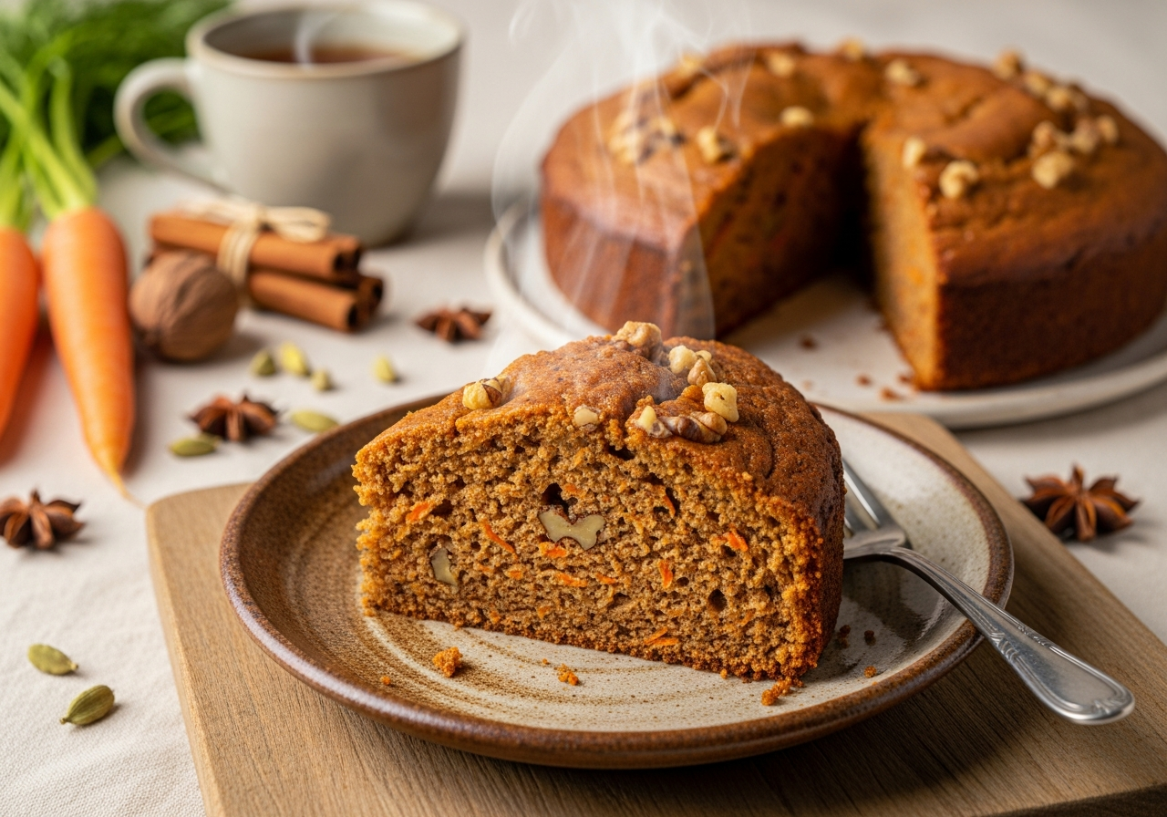 Bizcocho integral de zanahoria y especias chai 10 enero 2026 imagen