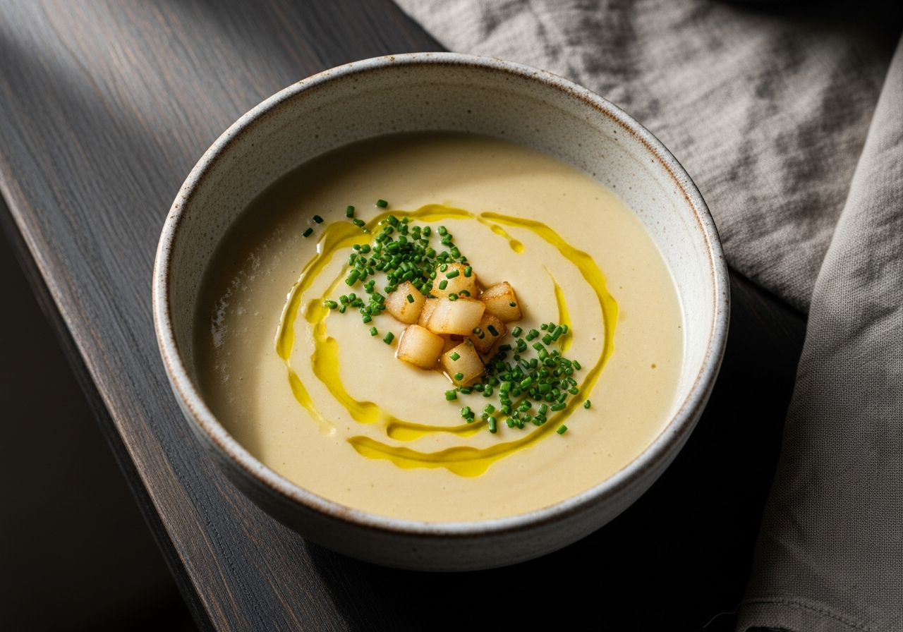 Crema suave de puerro y pera 19 febrero 2026 imagen 1