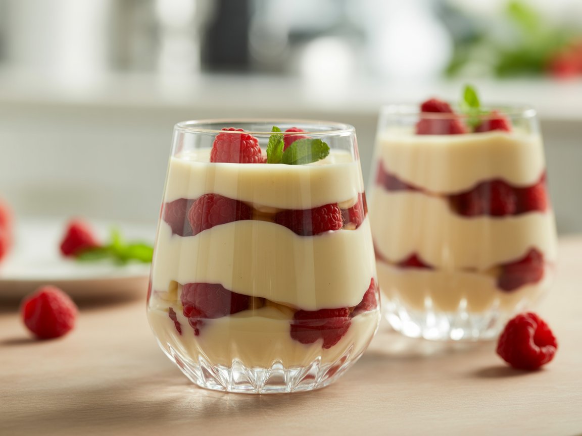 Mousse aireada de chocolate blanco y frambuesa 15 marzo 2026 imagen