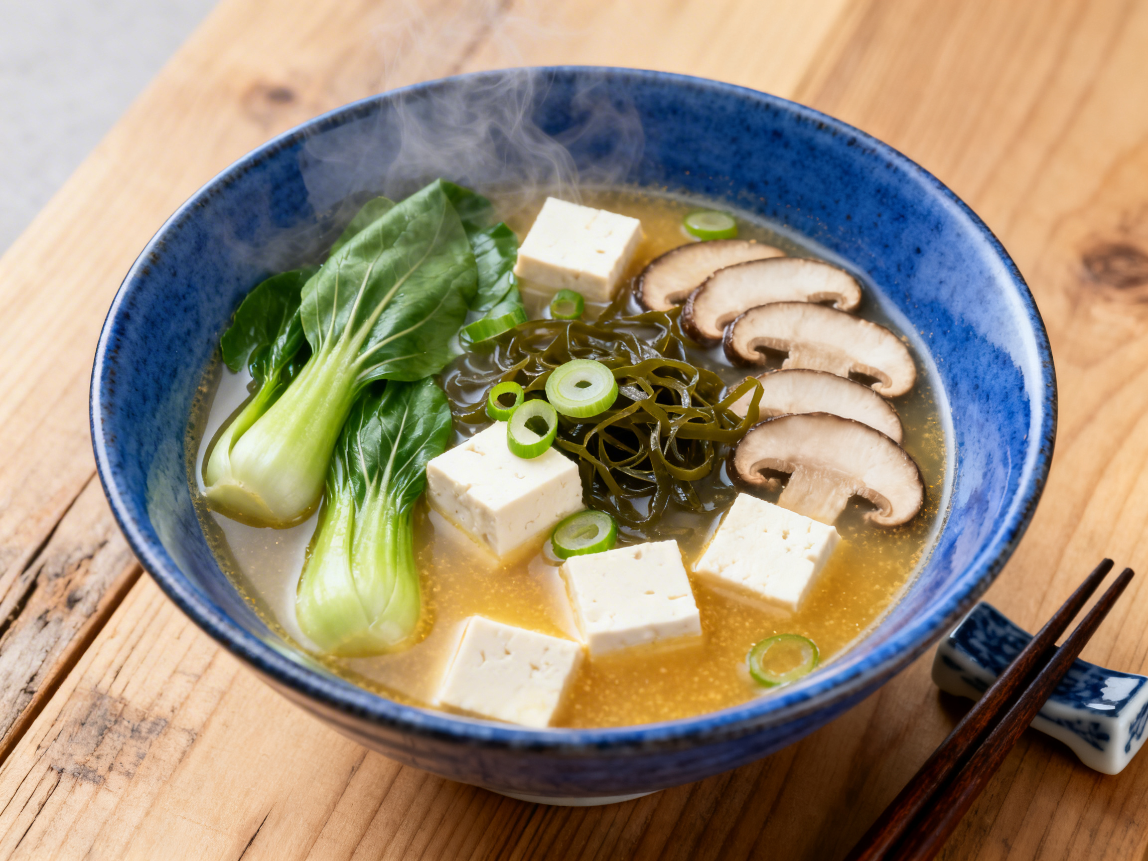 Sopa miso suave con tofu y verduras de primavera 28 marzo 2026 imagen