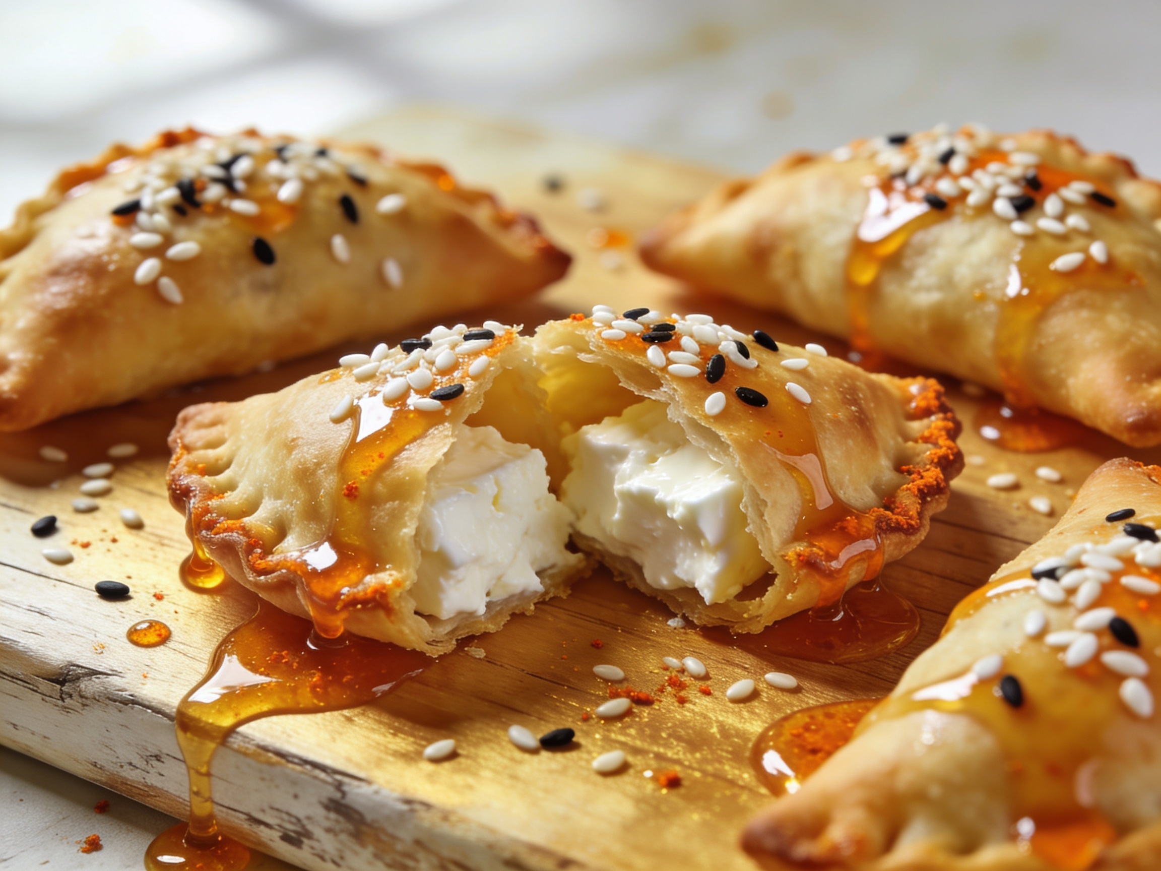 Empanadillas crujientes de queso feta y miel picante 14 junio 2026 imagen 1
